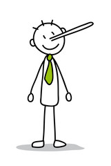 Strichmännchen Lügen