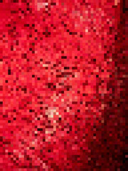 Abstract tiles with red and black rectangles