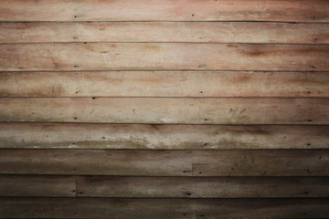 Fototapeta premium Old wood plank brown texture background.