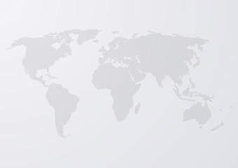 Vector illustration of a world map circles