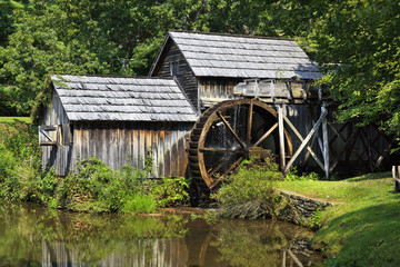 Mabry Mill on the Blue Ridge Parkway in Late Summer