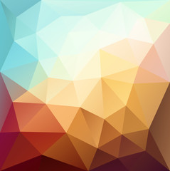 Vector abstract geometric background with triangle