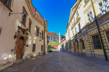 Fototapeta na wymiar Kanonicza - The oldest street in Cracow
