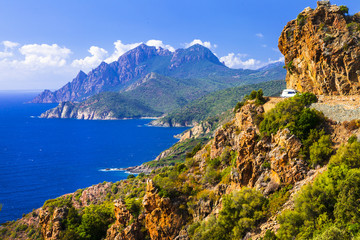 Obraz premium stunning ladscapes of Corsica island