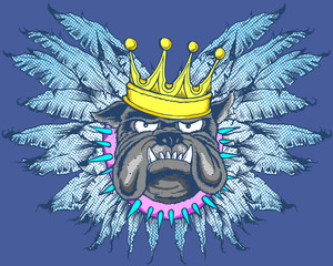 KING DOG WITH WINGS