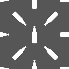 seamless pattern with bottle