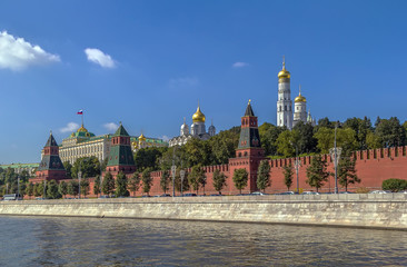 Obraz premium View of the Moscow Kremlin,Russia