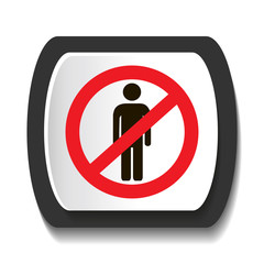 No man icon