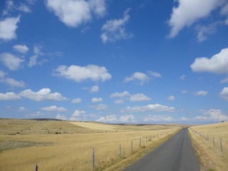 Road in " Les C&eacute;vennes"