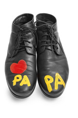 Men's shoes child says 