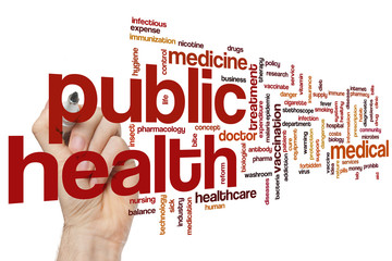 Public health word cloud