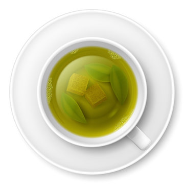Cup of green tea