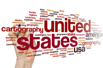United states word cloud