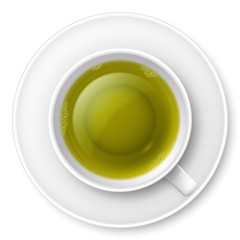 Cup of green tea