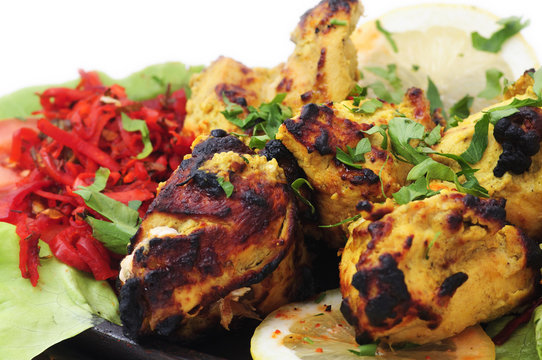 Indian cuisine - chicken chunks marinated.