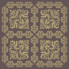 Seamless Orient Vector Background