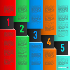 Paper style infographics