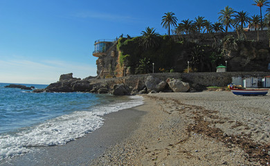 Playa de Calahonda, Balcón de Europa, Nerja, costa, Málaga