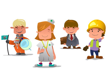 Astronaut, Doctor, Businessman, and Contractor