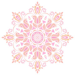 Damask Vector Orient Pattern