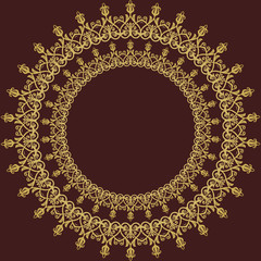 Floral Vector Fine Frame