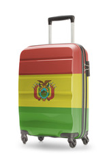 Suitcase with national flag on it - Bolivia