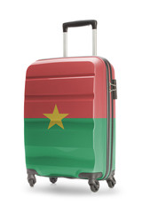 Suitcase with national flag on it - Burkina Faso
