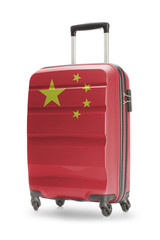 Suitcase with national flag on it - China