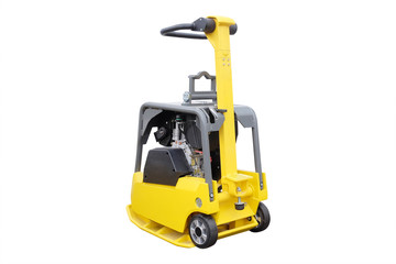 manual road repair machine isolated under the white background