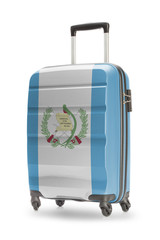 Suitcase with national flag on it - Guatemala