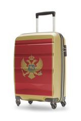 Suitcase with national flag on it - Montenegro