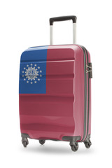 Suitcase with national flag on it - Bhutan - Myanmar