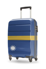 Suitcase with national flag on it - Nauru