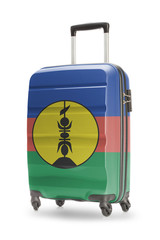 Suitcase with national flag on it - New Caledonia