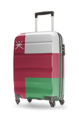 Suitcase with national flag on it - Oman
