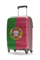 Suitcase with national flag on it - Portugal