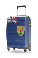 Suitcase with national flag on it - Turks and Caicos Islands