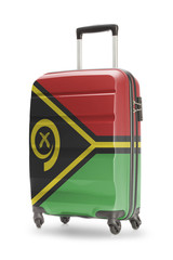 Suitcase with national flag on it - Vanuatu