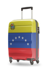 Suitcase with national flag on it - Venezuela