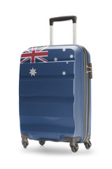 Suitcase with national flag on it - Australia
