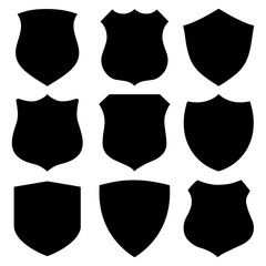 Black custom shields