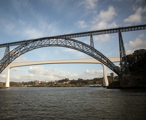Fototapeta premium steel bridge porto