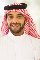 arabian man close up portrait
