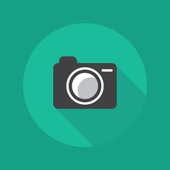 Technology Flat Icon. Camera