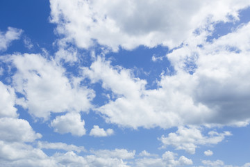 Fototapeta premium blue sky background with a tiny clouds