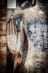 hand of buddha statue.