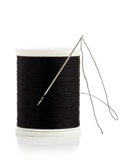 Sewing needle and thread spool macro