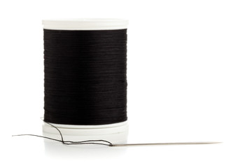 Sewing needle and thread spool macro