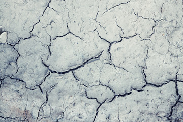 Dry cracked earth