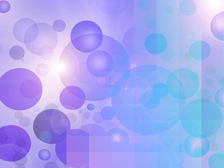 Lights on blue background.